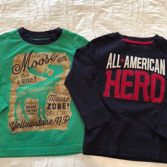 Gymboree Other - 2 Gymboree long sleeve tee shirts sz 5